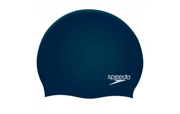 Шапочка для плавания Speedo Plain Flat Silicone Cap 8-709910011 темно-синий 600_380