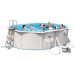 Каркасный бассейн овальный 500х360х120см+насос-фильтр Bestway Hydrium Oval Pool Set 56586 75_75