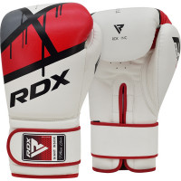 Перчатки тренировочные RDX BGR-F7R-12oz белый\красный