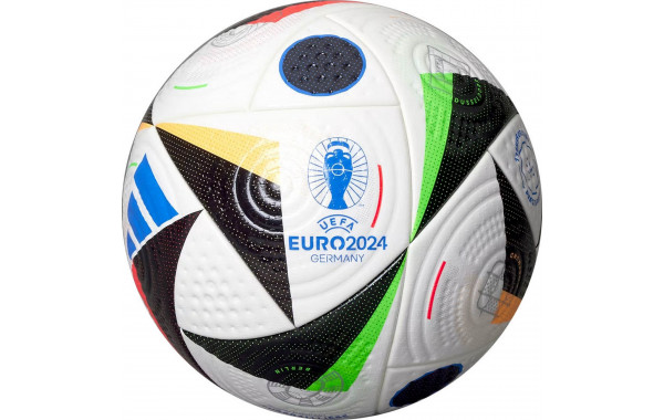 Мяч футбольный Adidas Euro24 Fussballliebe PRO IQ3682 FIFA PRO, р.5 600_380