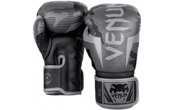 Перчатки Venum Elite 1392-536-12oz серый\камуфляж 600_380