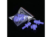 Набор для плавания в zip-lock, беруши и зажим для носа (фиолетовый) Sportex E36868-2