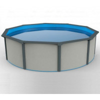 Морозоустойчивый бассейн Poolmagic White круглый 460x130 см Basic