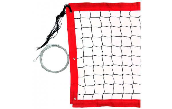 Сетка для пляжного волейбола 8,5х1м,нить 3,5мм ПП,яч.10см FS-PV-№15 черный 600_380