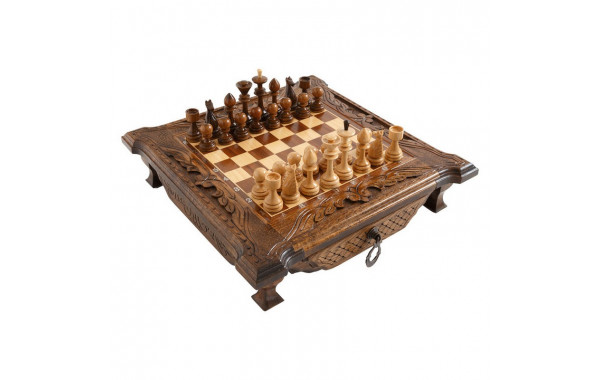 Шахматы резные Haleyan в ларце с ящиками 50 kh102 600_380