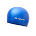 Шапочка для плавания Atemi SC302 силикон, синий 75_75