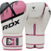 Перчатки тренировочные RDX BGR-F7P-12oz белый\розовый 75_75