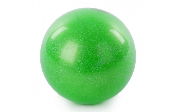 Мяч для художественной гимнастики d15см AB2803B зеленый металлик 600_380