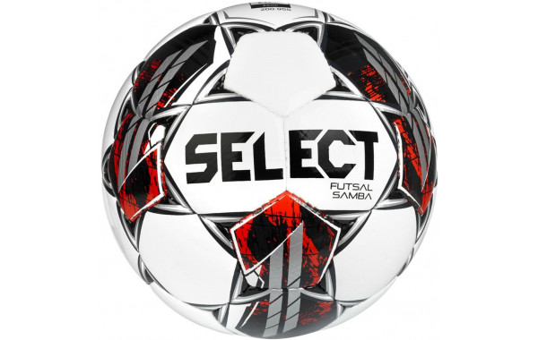 Мяч футзальный Select Futsal Samba v22 1063460009, р.4,FIFA Basic, 32п, ТПУ, руч.сш, бел-кр-черн 600_380