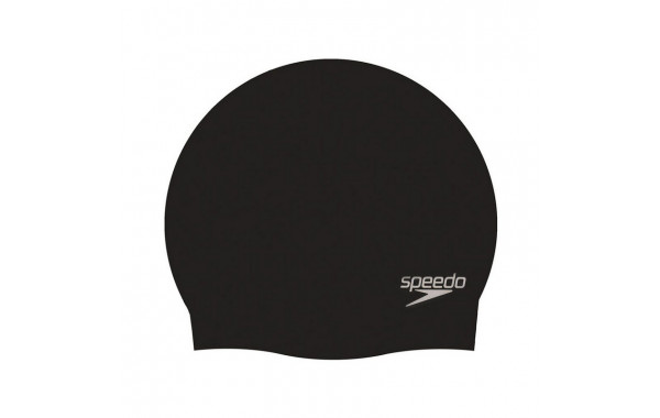 Шапочка для плавания Speedo Plain Molded Silicone Cap 8-709849097, черный 600_380
