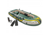 Лодка Intex Seahawk 3 Set надувная, 3-х местная, с пластмассовыми веслами и насосом 68380