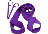 Ремень-стяжка универсальная для йога ковриков и валиков Sportex B31604 (фиолетовый)