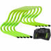 Барьеры тренировочные Sportex набор из 5 штук в сумке, 15-30см E33553-ST зеленый Neon 75_75