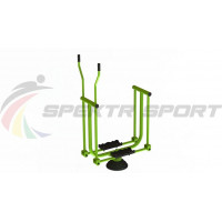 Уличный тренажер взрослый Лыжник для одного Spektr Sport ТС 123