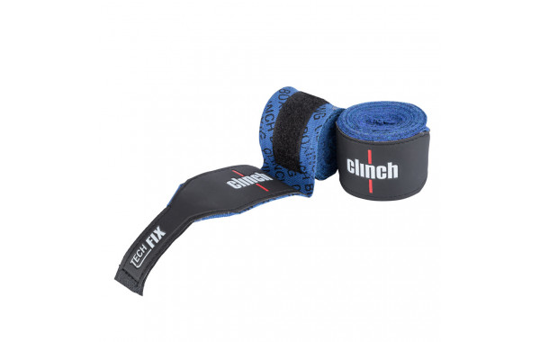 Бинты эластичные Clinch Boxing Crepe Bandage Tech Fix синие C140 600_380
