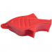 Свисток Дельфин пластиковый в боксе, без шарика, на шнурке (красный) Sportex E39266-2 75_75