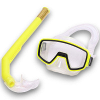 Набор для плавания детский Sportex маска+трубка (ПВХ) E41223 желтый