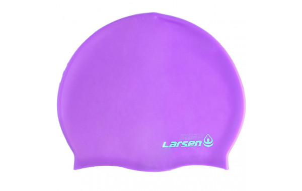 Шапочка плавательная Larsen MC47, силикон, фиолетовый 600_380