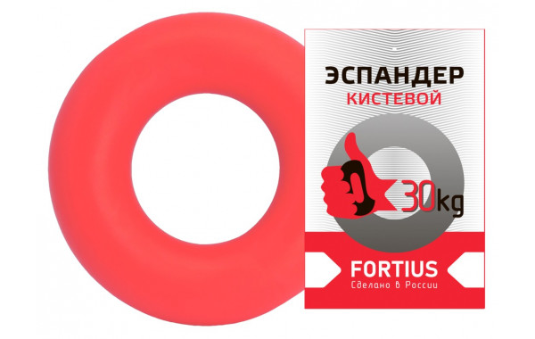 Эспандер-кольцо Fortius 30 кг H180701-30LR красный 600_380