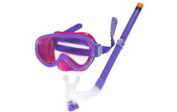 Набор для плавания маска+трубка Sportex E33114-4 фиолетовый, (ПВХ) 600_380
