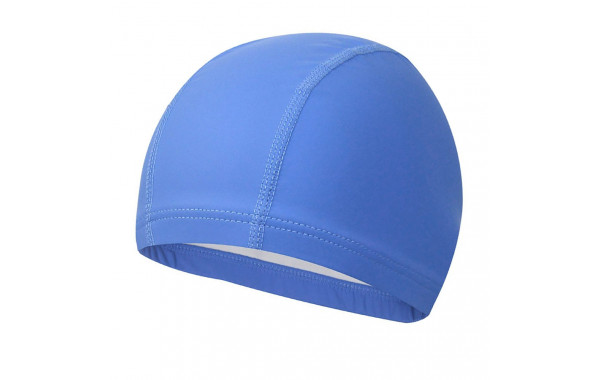 Шапочка для плавания одноцветная ПУ (синяя) Sportex E39704 600_380