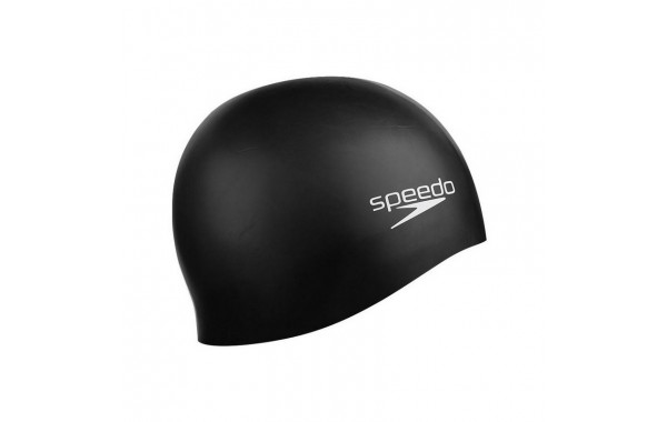 Шапочка для плавания Speedo Plain Flat Silicone Cap, 8-709900001, черный 600_380