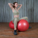 Мяч овальный PRCTZ PEANUT EXERCISE BALL, 50х100 см PF0015 75_75