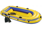 Надувная лодка Challenger 3 Set 295x137x43 см Intex аллюминиевые весла, ручной насос 68370