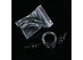 Набор для плавания в zip-lock, беруши и зажим для носа (черный) Sportex E36868-6