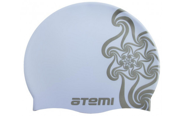 Шапочка для плавания Atemi PSC302 голубая(кружево) детская 600_380