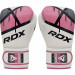 Перчатки тренировочные RDX BGR-F7P-12oz белый\розовый 75_75
