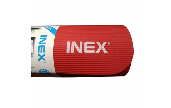 Гимнастический коврик Inex IN\RP-NBRM180\18-RD-RP, 180x60x1, красный 600_380