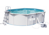 Каркасный бассейн овальный 500х360х120см+насос-фильтр Bestway Hydrium Oval Pool Set 56586