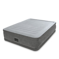 Надувная кровать Intex Comfort-Plush 152х203х56см, встроенный насос 220V 64418