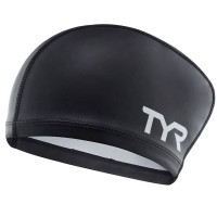 Шапочка для плавания TYR Long Hair Silicone Comfort Swim Cap LSCCAPLH-001 черный