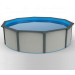 Морозоустойчивый бассейн Poolmagic White круглый 550x130 см Premium 75_75