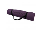 Коврик для йоги и фитнеса двусторонний, 180х61х0,8см UnixFit YMU8MMVT двуцветный, фиолетовый