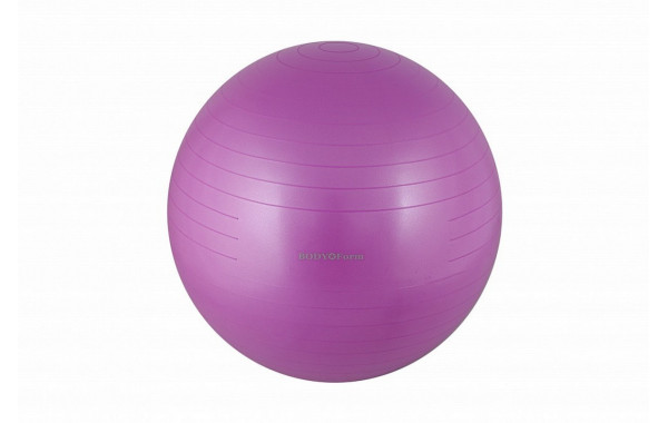 Мяч гимнастический Body Form BF-GB01AB (22") 55 см антивзрыв пурпурный 600_380