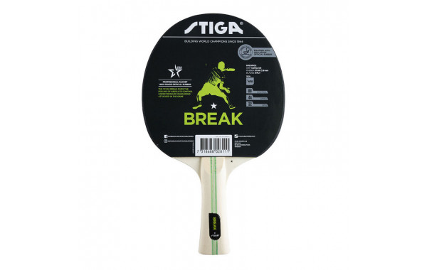 Ракетка для настольного тенниса Stiga Break WRB, 1211-5918-01 600_380