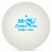 Мяч для настольного тенниса Double Fish 1* Ball dV40+мм, плаcтик, упак.100 шт V40+1 белый 75_75