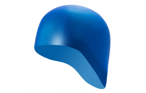 Шапочка для плавания Sportex силиконовая одноцветная анатомическая B31521-S (Синий) 600_380