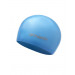 Шапочка для плавания Atemi SC103 силикон, голубой 75_75