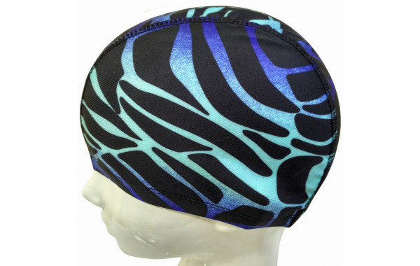 Шапочка для плавания Sportex взрослая полиэстер (сине/голубая) C33689 600_380