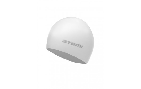 Шапочка для плавания Atemi SC108 силикон, белый 600_380
