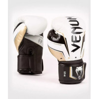 Перчатки Venum Elite Evo 04260-226-12oz белый\золотой