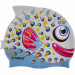 Шапочка для плавания детская Torres Junior, силикон SW-12206BF серо-голубой 75_75