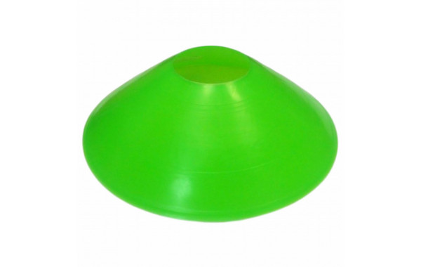 Конус фишка разметочный Sportex KRF-5 размер h-5см (зеленый), пластиковый 600_380
