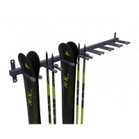 Вешалка Эконом для для  горных лыж и лыжных палок Gefest VGLE-6 пристенная