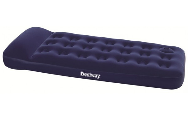 Надувной матрас Bestway Easy Inflate Flocked Air Bed(Single) 185х76х28 см, встроенный насос 67223 600_380