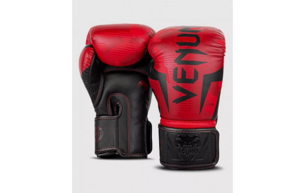 Перчатки Venum Elite 1392-499-10oz красный\камуфляж 600_380